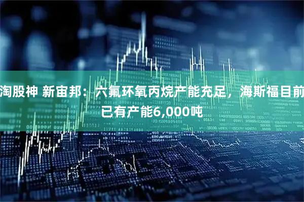 淘股神 新宙邦：六氟环氧丙烷产能充足，海斯福目前已有产能6,000吨