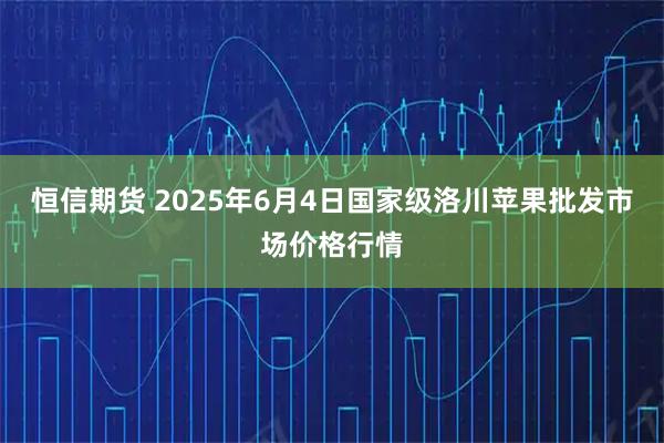 恒信期货 2025年6月4日国家级洛川苹果批发市场价格行情